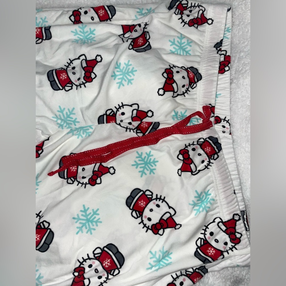 Hello kitty christmas pajamas pants